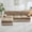 Camel, variant on 3-Seater High Quality Velvet Fabric, Cloud Modular Sectional, Tassel Skirt, Button Tufted Design, High-density High Resilience Foam, Easy to Assemble, Premium Wooden Base for Living Room Study (Red)