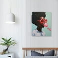 thumbnail image 3 of Nawypu  Black Woman Blowing Bubble Gum Canvas Art Poster And Wall Art Picture Print Bedroom Decor Posters, 3 of 4