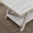 thumbnail image 4 of Roundhill Furniture Athens Contemporary Wood Shelf End Table, White, 4 of 4