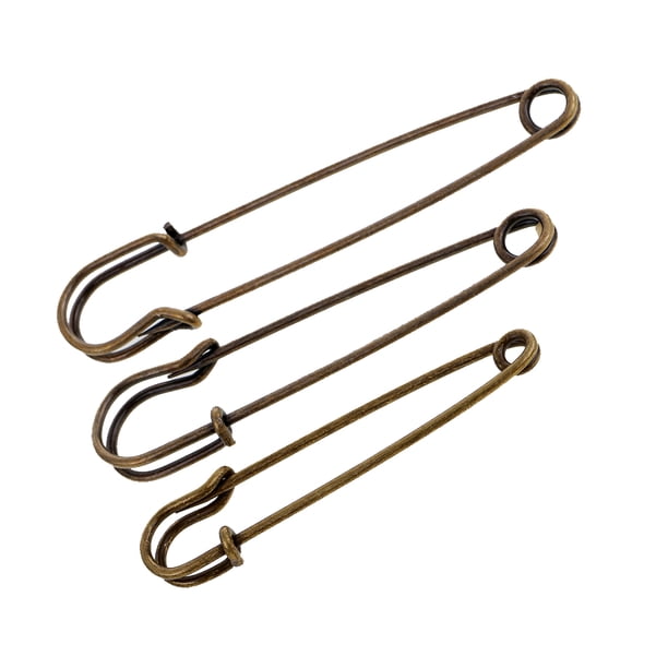 3pcs pernos de seguridad resistentes del acero inoxidable para las faldas de las mantas de bronce 3pcs Sunnimix Pasadores de seguridad