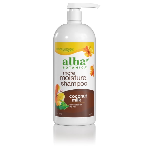 Alba Botanica Drink It Up Coconut Milk Hawaiian Shampoo, 32 oz.
