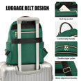 thumbnail image 4 of JIALIOU Mini Backpack Purse for Women Quilted Casual Daypack Small Travel Shoulder Bag, Dark Green, 4 of 7