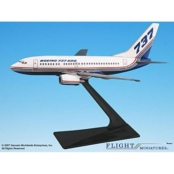 Boeing Demo (81-04) 737-600 Avion Miniature Modèle Plastique Snap Fit 1:200 Partie ABO-73760H-001