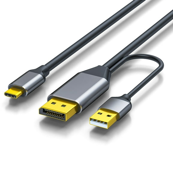 USB C to DisplayPort Cable 4K@60Hz 2K@144Hz Aluminum USB Type C For Laptop