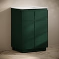 thumbnail image 4 of St. Tropez 24" Freestanding Bathroom Vanity in Green Oak with 3-Hole Widespread Sink Top, 4 of 7