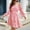 Pink, variant on Women's Fashion Casual Solid Color Elastic One Line Collar Porosity Leaf Long Sleeve With Belt With Off The Shoulder Chiffon Dress Ruffle Summer Dress Sports Dress for Women Summer Dresses Drawstring
