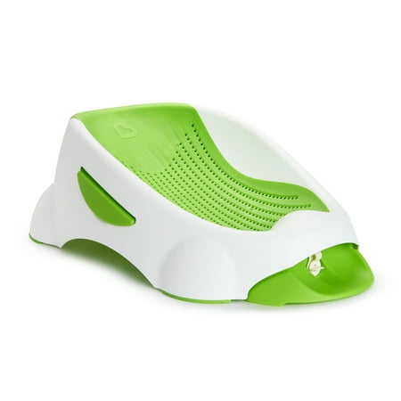 Munchkin Clean Cradle Non-Slip Infant Bather with Inclined Headrest, Green