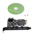 thumbnail image 1 of APPLAYERR USB-C USB-A PCIe Card 2 of Each plus USB-E 19-Pin for PC Desktop Fast 5Gbps XP/Win10/Mac, 1 of 6