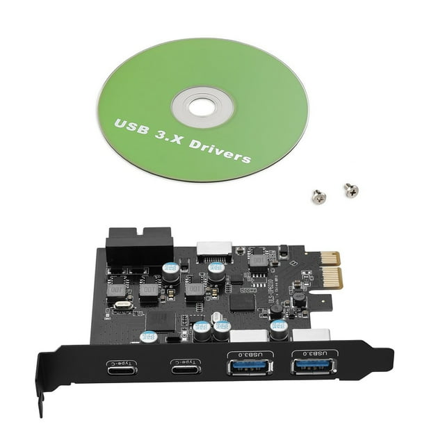 APPLAYERR USB-C USB-A PCIe Card 2 of Each plus USB-E 19-Pin for PC Desktop Fast 5Gbps XP/Win10/Mac