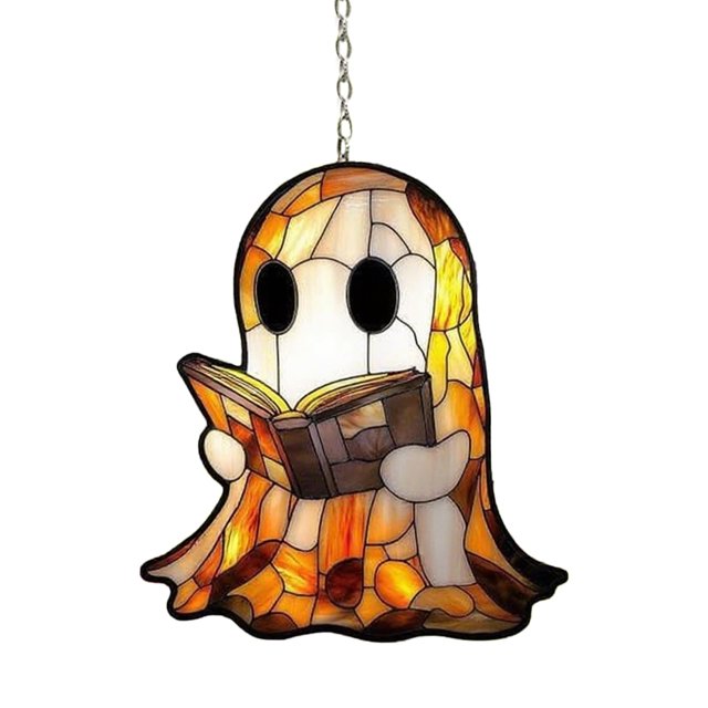 Suncatcher Adorno de Halloween Suncatcher Colgante bonito para colgar en la pared o ventana Adorno para la pared artística familiar