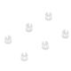 thumbnail image 2 of 200Pcs LED Holder Plastic Flat Buckle Light Emitting Diode Mount for Indicator DIY Experiment 0.1in White, 2 of 5