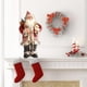 thumbnail image 3 of Estatua de Papá Noel, muñeco de nieve, figura navideña de pie, colección de muñecos Oso de abrazo de 45 cm, 3 of 8