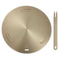 thumbnail image 1 of Heat Diffuser Plate for Gas Stove 9.4 Inch with Removable Handle, Rose Gold, 1 of 4