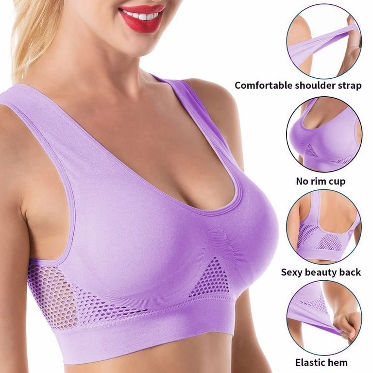 Women's Modern Sport Bra ,for Women Small to Plus Size Everyday Wear,  Exercise and Offers Back Support 