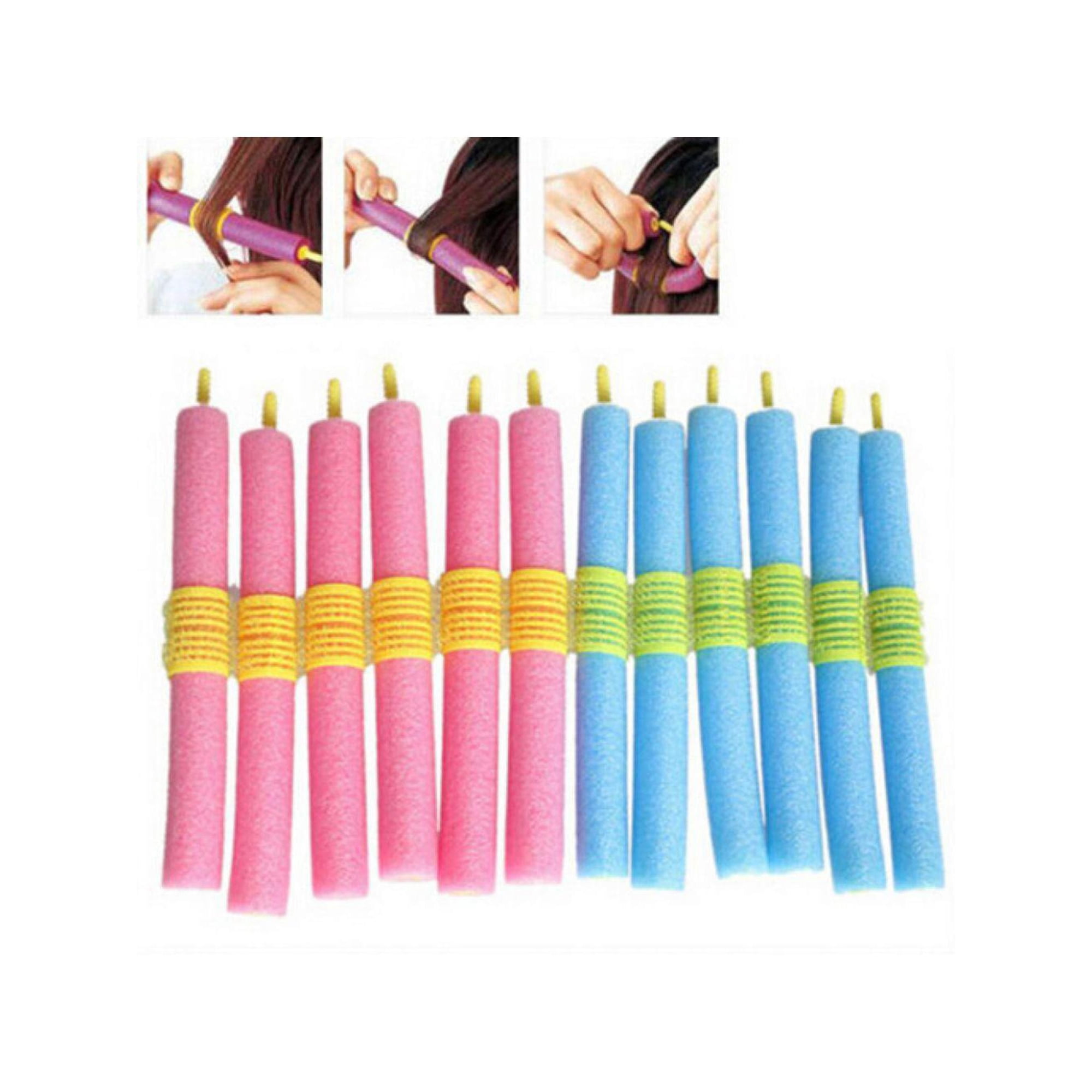 Soft Pearl Cotton Hair Styling Tool Self Adhesive Sponge Hair