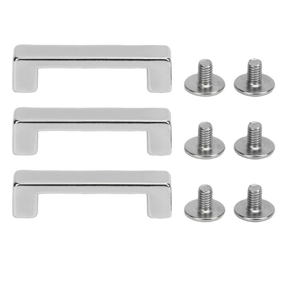 20 Pcs Arch Bridge Buckles Square Bridge Connectors Zinc Alloy Stainless Steel for Bags Belts Crafts with PH Screws Easy Installation