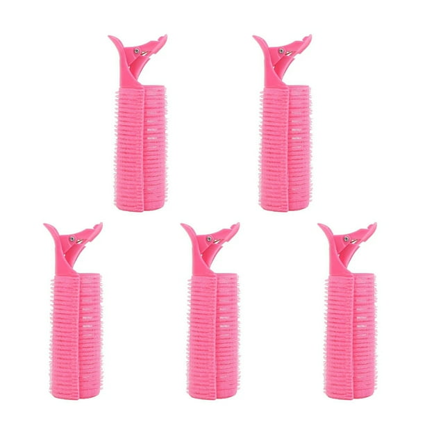 Clips de raíz del cabello voluminizando rizos rizados esponjes bang bang para lavabar plástico para lavado de plástico accesorios de plástico sin calor de plástico 5 piezas 5 piezas Inevent CE011439-02