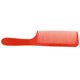 thumbnail image 2 of Peine de pelo de plástico curvo para desenredar, peines de corte de pelo, dientes finos para salón, hogar, peluquero, rojo, 2 of 8