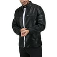 thumbnail image 4 of X RAY Jeans Mens Grainy PU Leather Moto Jacket, Black, M, 4 of 7