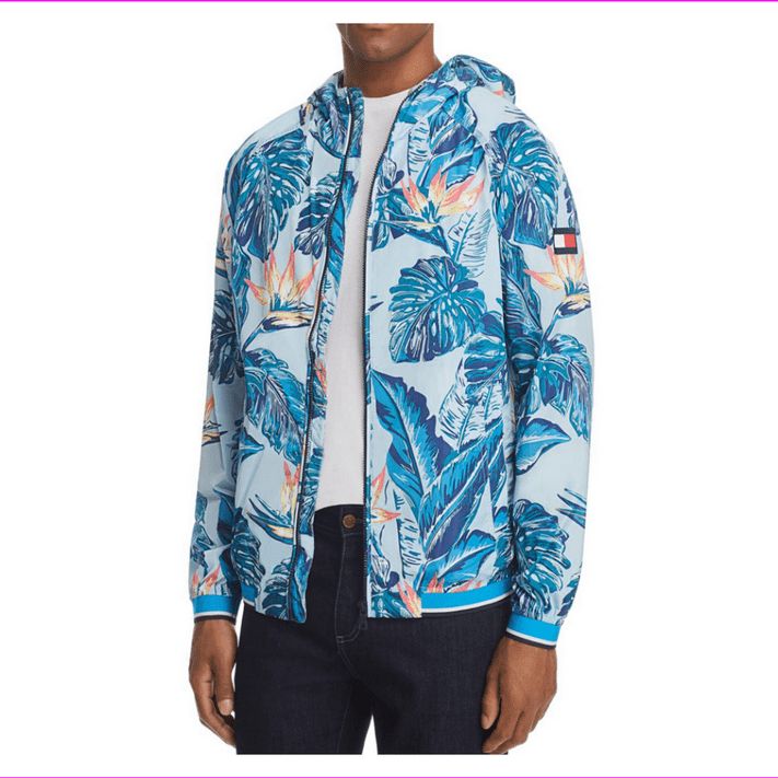 verklaren plan plank Tommy Hilfiger Botanical-Print Hooded Jacket, Size XXL, MSRP $229 -  Walmart.com