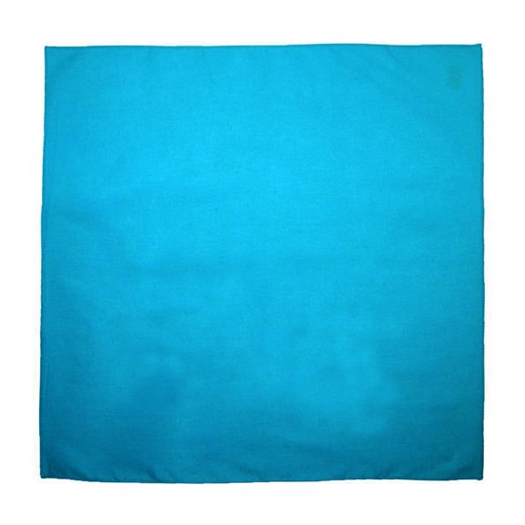 MTL® 100% Cotton Solid Color Bandana, Turquoise