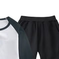 thumbnail image 4 of Girls Boys Long Sleeved Trousers Suit Warm Solid Color Girls Suit Back-To-School Pajamas & Dailywear Set 6-12 Months 12-24 Months 2T 3T 4T 5T 6T Set 9-10 Years, 4 of 4