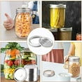 thumbnail image 4 of VALINK 12/24pcs Splits-Type Lids Sealing Storage Solid Caps for Regular/Wide Mouth Mason Jar, 4 of 7