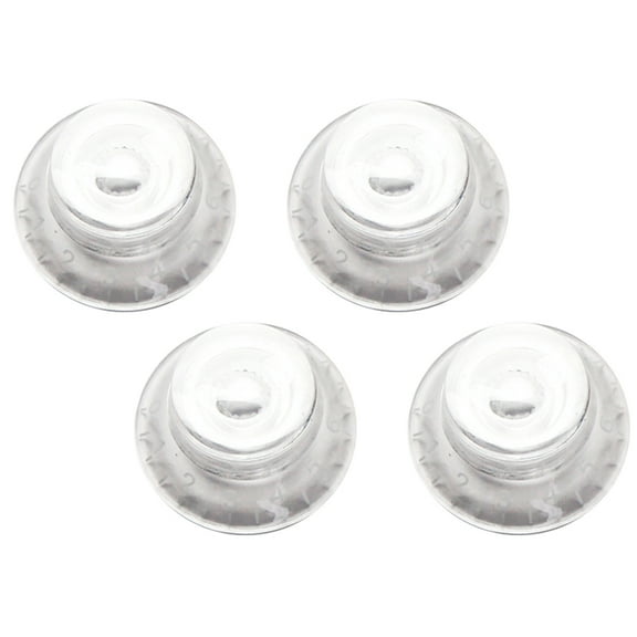 ifundom 4PCS/Set Round Guitar Knobs Volume Tone Control Knobs Rotary Knobs Style Electric Guitar Parts Replacement