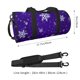 thumbnail image 2 of Easygdp Dark Purple Snowflakes Bolsa de Viaje, Bolsa de Mano, Bolsa de Gimnasio, Bolsa de Equipaje para Viaje, 2 of 6