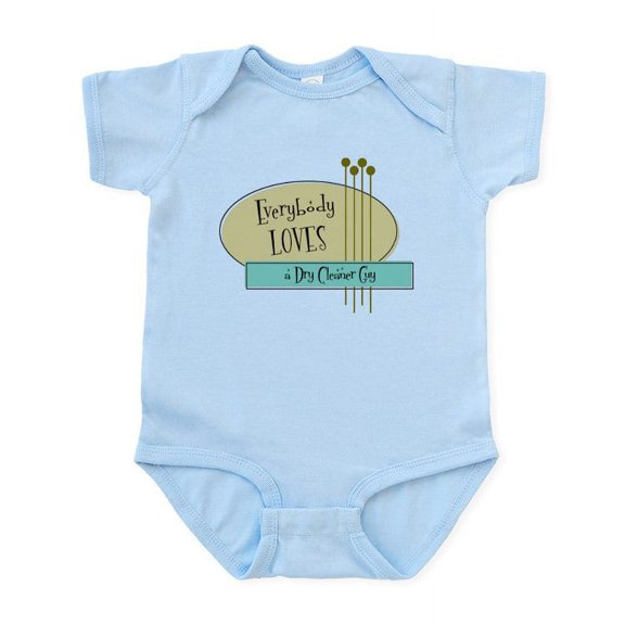 CafePress - Everybody Loves A Dry Cleaner Guy Infant Bodysuit - Baby Light Bodysuit, Size Newborn - 24 Months