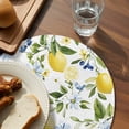 thumbnail image 3 of Lemon Eucalyptus Round Placemats Set of 4 for Dinning Tables,Heat-proof Braided Table Mats 15 Inch,Farm Country Leaf Plant Floral Fruit Washable Place Mat for Kitchen Restaurant Party Table Decor, 3 of 9