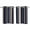 Blue Brown, variant on Blue and Brown Geometric Stripe Pattern Kitchen Curtains 63 Inch Length, Grommet Top Bedroom Living Room Curtains, Light Filtering Cafe Curtain Drapes 2 Panels Set 104''x63''