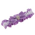thumbnail image 1 of Boda Nupcial Satinado Liga Crystal Satin Bow Toss Leger Leger Anillo De Pierna Sunnimix Liga nupcial de boda, 1 of 7