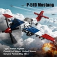 thumbnail image 3 of Set de Construcción de Juguete Mr.River Aviones WWII Me 262 y P-51D, 3 of 8