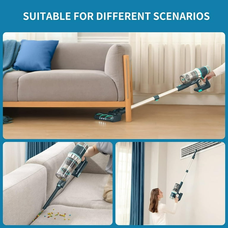 Belife Cordless Vacuum Cleaner, 38Kpa Stick Vacuum, Max 45mins