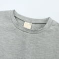 thumbnail image 6 of Hienoo Boy Girl Casual Active Outfits Solid Cotton Short Sleeve T Shirt Shorts Set, 6 of 8