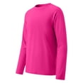 thumbnail image 3 of MEZZALL Children Swimsuit Boys Long Sleeve O-Neck Swim Shirt Summer Beach Sun Rash Guard For Kids Solid Color Relaxed Fit Swimwear Beachwear, 3 of 8