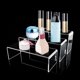 thumbnail image 2 of 9x 3 Niveles Soporte de Exhibición de Acrílico Transparente Escaparate Elevador Joyas Cosméticos Colección de Maquillaje Estante de Almacenamiento de Exhibición Titular Organizador, 2 of 5