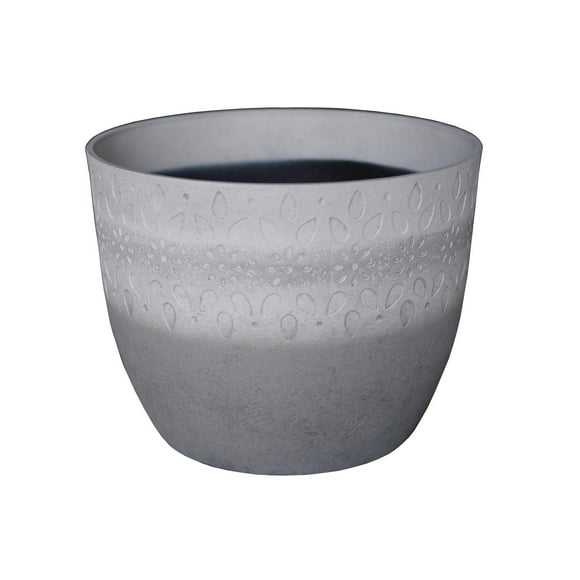 8 in. Newton Planter-Grey, 8 in. Planter