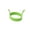 Green, variant on Egg Ring Mold, Nonstick Round Breakfast Egg Cutter with Dual Handles – Blue, 3.5-inch, for Perfect Pancake & Omelette Shapes
