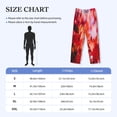 thumbnail image 6 of Kdxio Autumn Maple Leaves Print Men's Sleep Pajama Pant Lounge Pants with Pockets, 6 of 8
