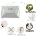 thumbnail image 3 of SEGMART 10' x30' Garden Canopy Tents for Outside, Canopy Tent for Party Wedding, Outdoor Canopy Tent Wth 7 Removable Sidewalls, Home Use Upgraded Tubes Party Wedding Party Tent, White, S12, 3 of 10