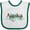 White and Green, variant on Inktastic Alaska Grunge Boys or Girls Baby Bib