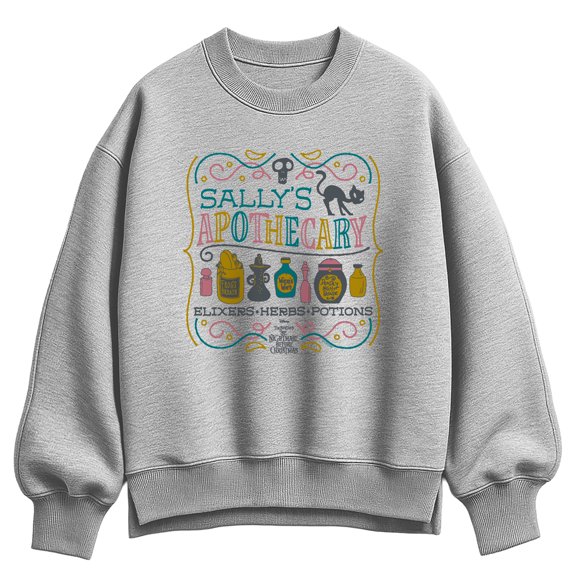 The Nightmare Before Christmas - Sallys Apothecary - Women's Oversized Fleece Crew Sweatshirt