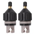 thumbnail image 2 of Paddle Board Pump Adapter, 2 PCS Multifunctional Air Pump Inflation Adapter Strong Structure Hard Plastic Alloy High Strength  For Kayak Black, 2 of 8
