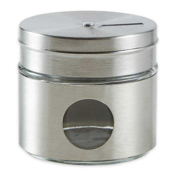 RSVP International Endurance® Spice Shaker Glass/Stainless Steel, Adjustable Shaker Lid
