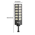 thumbnail image 5 of 1 Pce Lampe Murale Solaire, Lampe à Induction Double Rangée, Solaire Étanche Écran Solaire Extérieur, 5 of 5