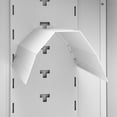 thumbnail image 5 of vidaXL Saddle Cabinet Light Grey 53x53x140 cm Steel, 5 of 5