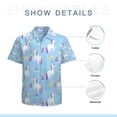 thumbnail image 7 of High Quality Hawaiian Shirts for Men Short Sleeve Aloha Beach Shirt Floral Summer Casual Button Down Shirts Blouses YQ93EL, 7 of 7