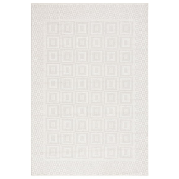 SAFAVIEH Trends Bernard Geometric Area Rug, Beige/Ivory, 8' x 10'